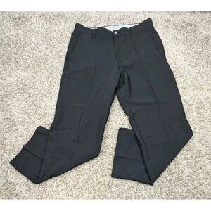 FootJoy Golf Pants Mens 34x32 (34x29.5) Black Performance Stretch Flat Front